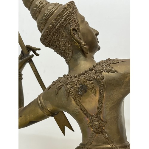 142 - Nicely detailed cast figure Indian God Rama, 32 cm high.

This lot is available for in-house shippin... 