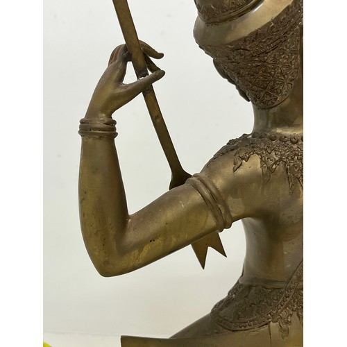 142 - Nicely detailed cast figure Indian God Rama, 32 cm high.

This lot is available for in-house shippin... 