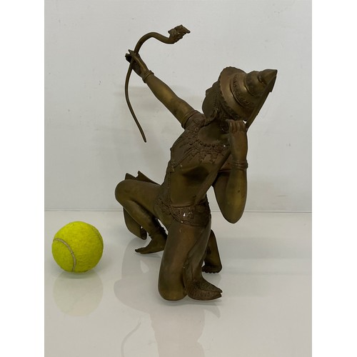 142 - Nicely detailed cast figure Indian God Rama, 32 cm high.

This lot is available for in-house shippin... 