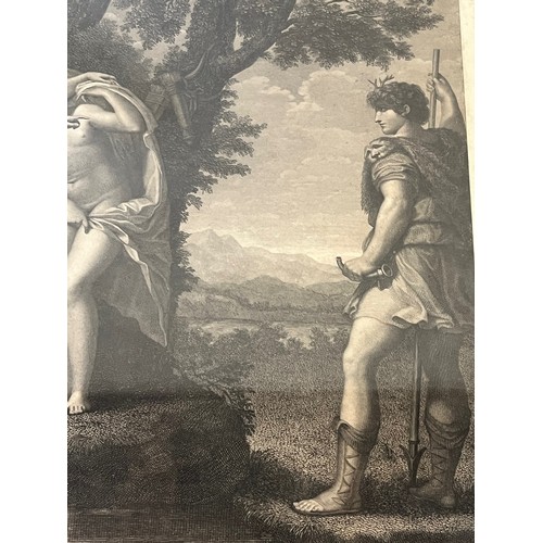 335 - Framed classical C19th century etching of Diana. 

This lot is available for in-house shipping