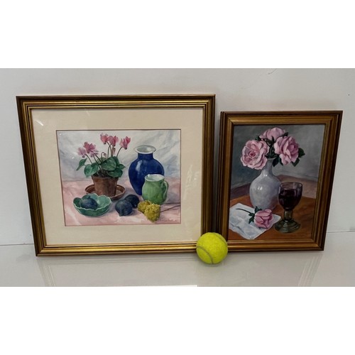 336 - Two Still life paintings by Helena Post.

This lot is available for in-house shipping