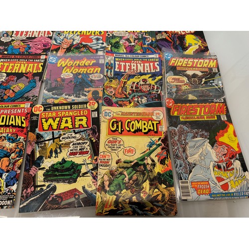 338 - Marvel and DC Action Comics, part of a large collection. 25 Conan, Eternals, Wonder Woman, etc comic... 