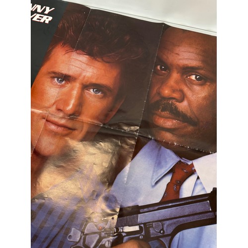 343 - Movie Poster, Lethal Weapon 2. 101 cm x 76 cm.

This lot is available for in-house shipping