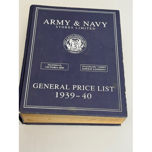 22 - Books, militaria interest, Army and Navy Stores 1939 – 40.

This lot is available for in-house shipp... 