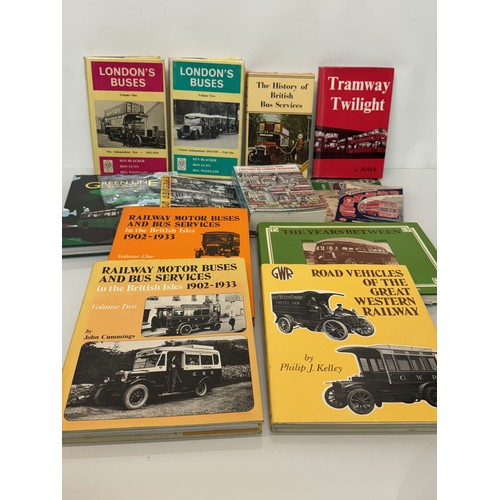 121 - Automobilia, Omnium interest, a collection of Bus and Tram related transport books.

This lot is ava... 