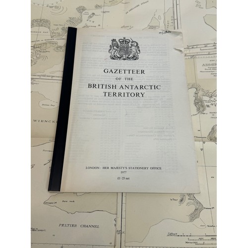 24 - Maps, Polar regions, an Antarctic Gazetteer and a collection of 1920’s 30’s maps of South Georgia.

... 