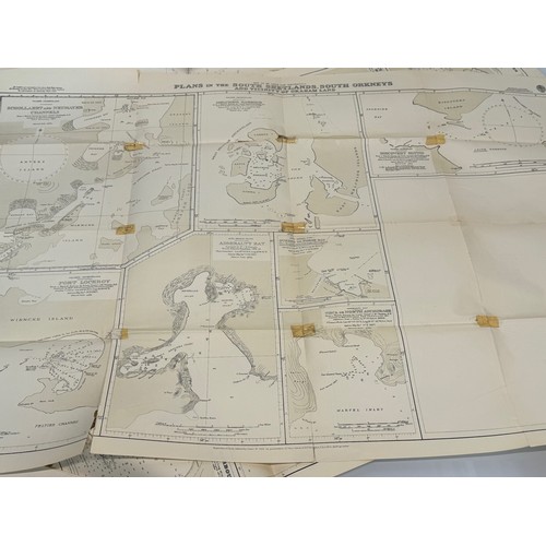 24 - Maps, Polar regions, an Antarctic Gazetteer and a collection of 1920’s 30’s maps of South Georgia.

... 