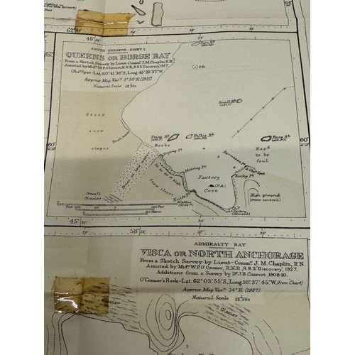 24 - Maps, Polar regions, an Antarctic Gazetteer and a collection of 1920’s 30’s maps of South Georgia.

... 