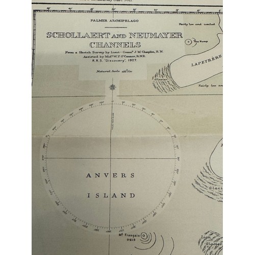 24 - Maps, Polar regions, an Antarctic Gazetteer and a collection of 1920’s 30’s maps of South Georgia.

... 