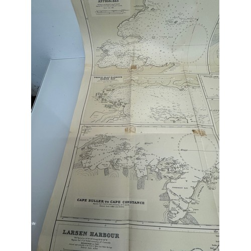 24 - Maps, Polar regions, an Antarctic Gazetteer and a collection of 1920’s 30’s maps of South Georgia.

... 