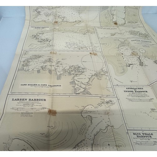 24 - Maps, Polar regions, an Antarctic Gazetteer and a collection of 1920’s 30’s maps of South Georgia.

... 