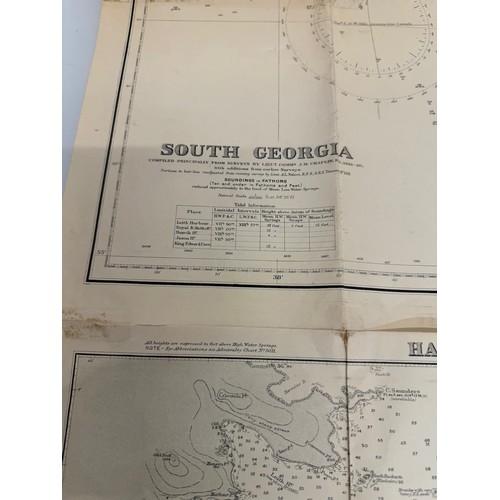 24 - Maps, Polar regions, an Antarctic Gazetteer and a collection of 1920’s 30’s maps of South Georgia.

... 