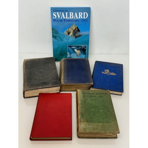 28 - Books, Polar Exploration , a collection of North pole and South Pole explorers journals.

This lot i... 