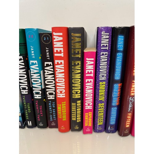 31 - Books, Crime Fiction, Janet Evanovich a collection of Stephanie Plum novels.

This lot is available ... 