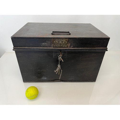 234 - Milner’s Patented Fire Protected Deed Box.

This lot is available for in-house shipping