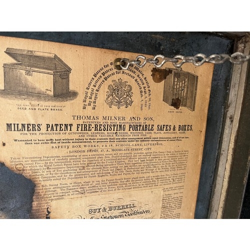 234 - Milner’s Patented Fire Protected Deed Box.

This lot is available for in-house shipping