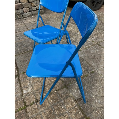 62 - Furniture, a pair of mid century designer folding chairs from Ikea.

This lot is collection only