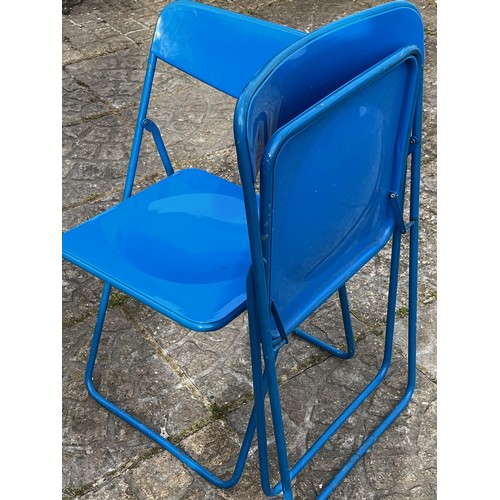 62 - Furniture, a pair of mid century designer folding chairs from Ikea.

This lot is collection only