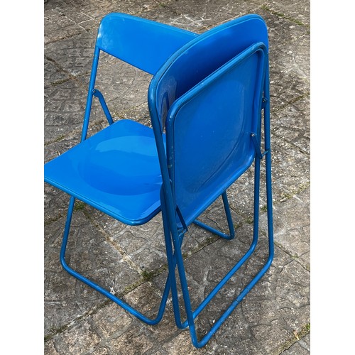 62 - Furniture, a pair of mid century designer folding chairs from Ikea.

This lot is collection only