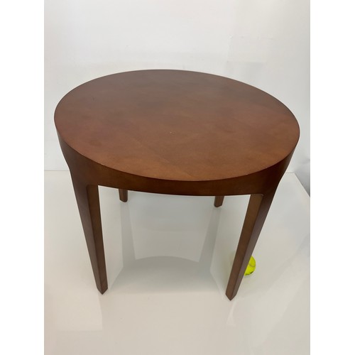 330 - Designer furniture, circular topped side table by the American maker Bernhardt Design.  53 cm in dia... 