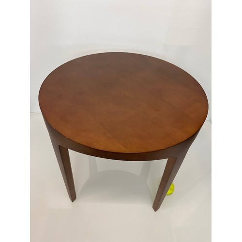 330 - Designer furniture, circular topped side table by the American maker Bernhardt Design.  53 cm in dia... 