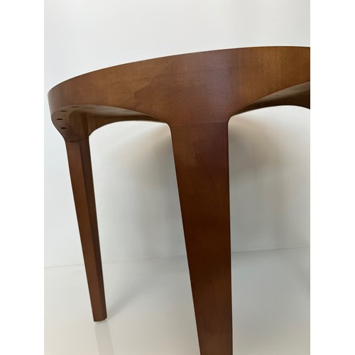 330 - Designer furniture, circular topped side table by the American maker Bernhardt Design.  53 cm in dia... 