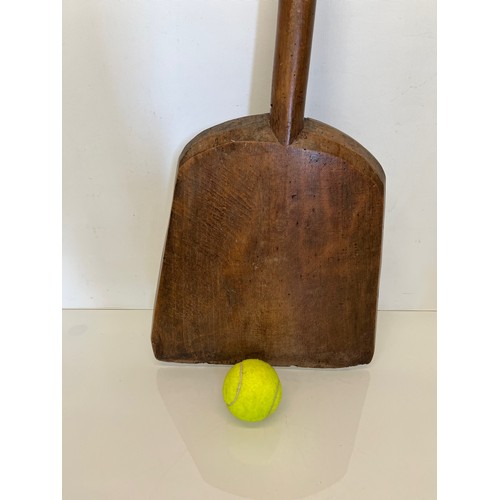 347 - Large wooden bread oven spade 110 cm long.

This lot is available for in-house shipping