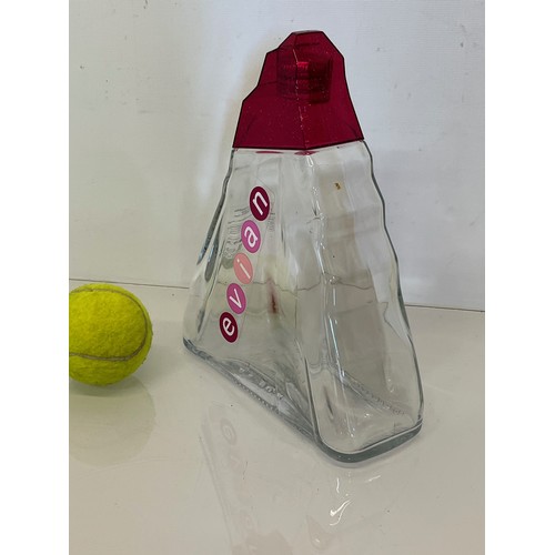 349 - Vintage Evian collectable water bottle, in the shape of a mountain.

This lot is available for in-ho... 