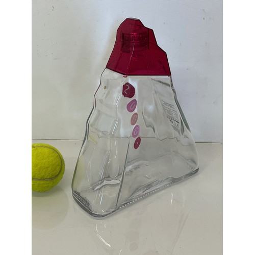 349 - Vintage Evian collectable water bottle, in the shape of a mountain.

This lot is available for in-ho... 