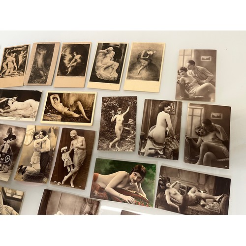 359 - Postcards and photographic cards of early C20th erotica, and classical nudes.

This lot is available... 