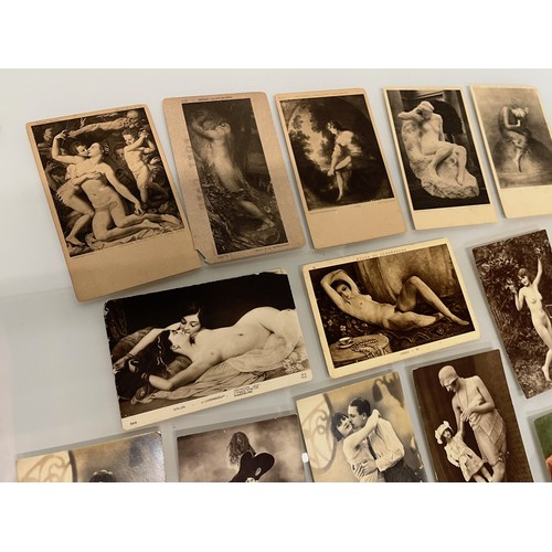 359 - Postcards and photographic cards of early C20th erotica, and classical nudes.

This lot is available... 