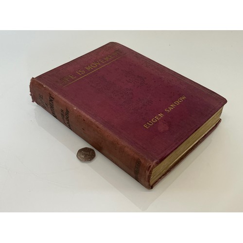 360 - Antiquarian book, LGBQ, a 1919 study of bodies and physicality, Life is Movement by Eugen Sandow.

T... 