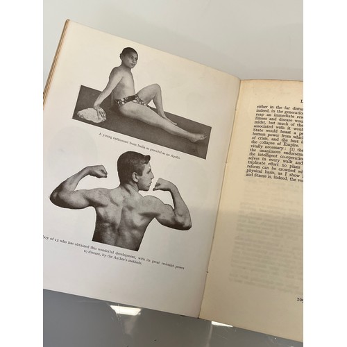 360 - Antiquarian book, LGBQ, a 1919 study of bodies and physicality, Life is Movement by Eugen Sandow.

T... 