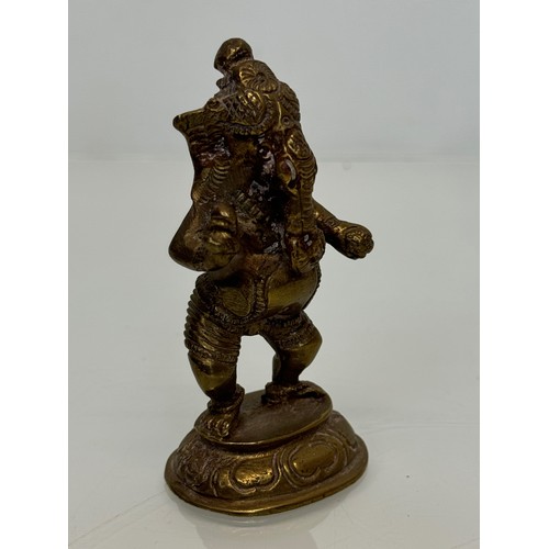 378 - Cast brass figure of Ganesha.

This lot is available for in-house shipping