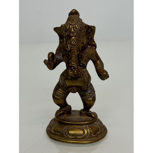 378 - Cast brass figure of Ganesha.

This lot is available for in-house shipping