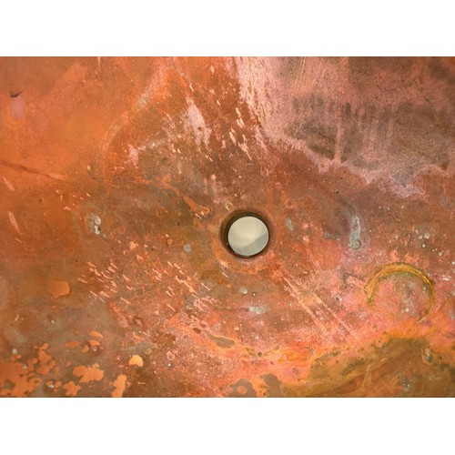 270 - Large copper sink,

This lot is collection only.