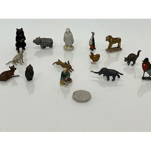 273 - A collection of animals figures and toys. Dogs, Pigs, Elephants, tigers etc.

This lot is available ... 