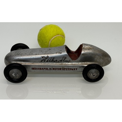 277 - Toys, Automobilia, , Indianapolis motor racing, a pre-war souvenir Wilbur Shaw  race car .

This lot... 