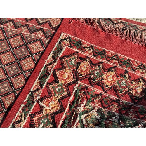 40 - Furnishings, a Hand Woven floor rug, 120 cm x 190 cm.

This lot is available for in-house shipping