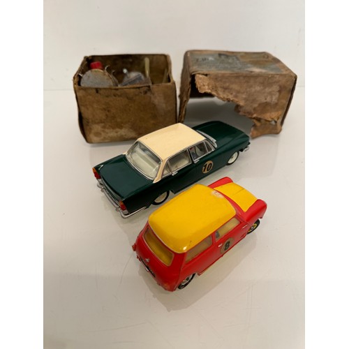 93 - Scalectrix cars and Model petrol engine, a Mini and a Ford Zephyr models toy, and an ED Diesel 2.46c... 