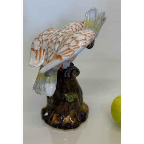 409 - Meissen figurine of a Cockatoo, 23 cm high.

This lot is available for in-house shipping