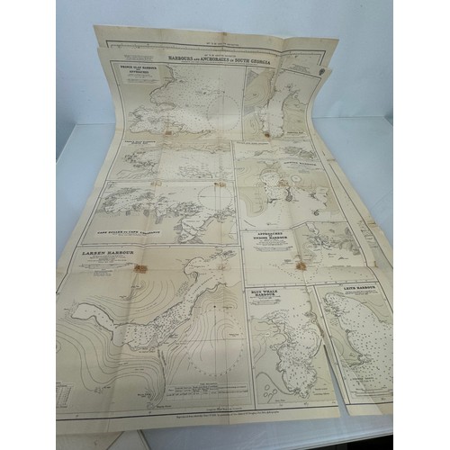 151 - Maps, Polar regions, an Antarctic Gazetteer and a collection of 1920’s 30’s maps of South Georgia.

... 