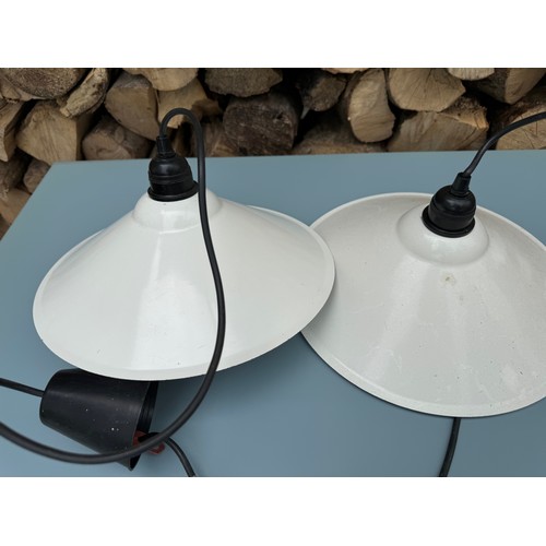 171 - Pair of mid-century modern ceiling lights, 30 cm in dia.

This lot is available for in-house shippin... 