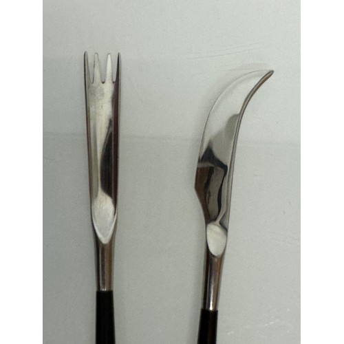 178 - Mid century modern, designer cutlery, marked to the end of the handles, stainless England.

This lot... 