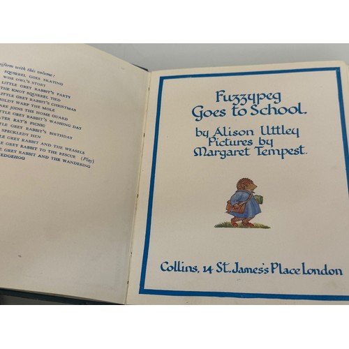 19 - Antiquarian childrens books Beatrix Potter and Alison Uttley, seven titles, Tale of Flopsy Bunnies, ... 