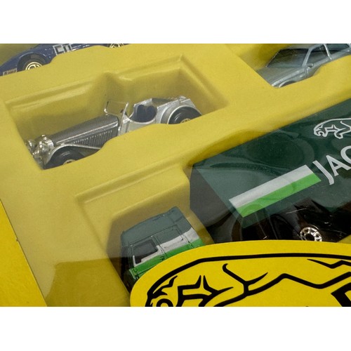 53 - Toys diecast model cars, lorries, boxed, a Matchbox Gift Set of Jaguar motor cars.

This lot is avai... 