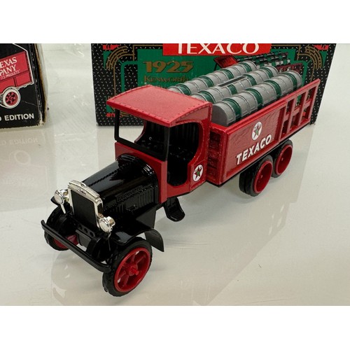 57 - Toys, die cast models, advertising promotional trucks US, two limited edition Texaco money banks in ... 