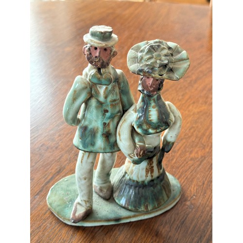 131 - Collection of ceramic art pottery figurines.

This lot is available for in-house shipping