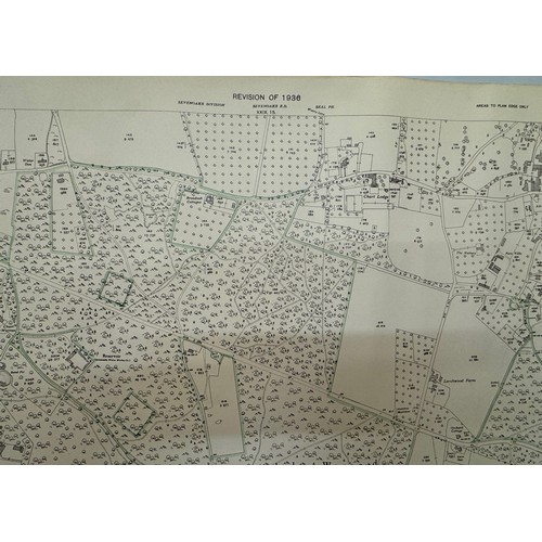 146 - Ephemera, five large Ordinance Survey maps of Kent 1939 each 104 cm x 74 cm.

This lot is available ... 