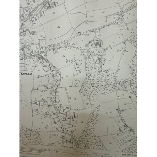 146 - Ephemera, five large Ordinance Survey maps of Kent 1939 each 104 cm x 74 cm.

This lot is available ... 